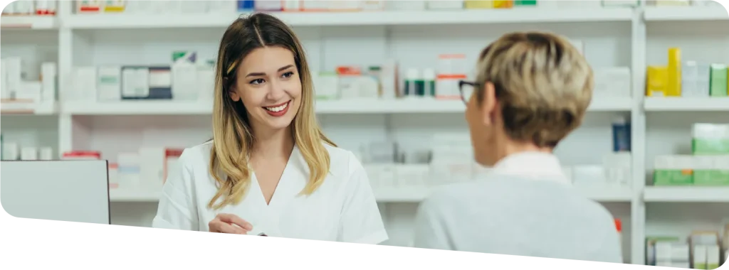 Level 2 Pharmacy Services Assistant apprenticeship learner supporting safe dispensing in a pharmacy setting